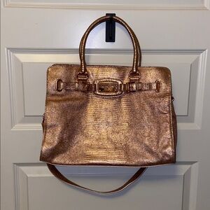 Michael Kors Hamilton Tote Bag in Rare Rose Gold Colour PRISTINE Condition